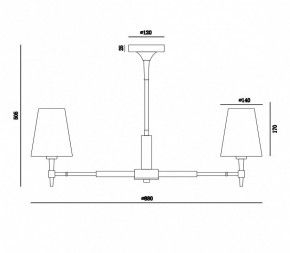 Люстра на штанге Maytoni Zaragoza H001CL-07BS в Североуральске - severouralsk.mebel24.online | фото 4