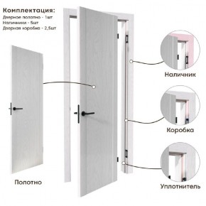 Межкомнатная дверь Bolivar Каньон браун (комплект) в Североуральске - severouralsk.mebel24.online | фото 4
