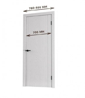 Межкомнатная дверь Bolivar Каньон браун (комплект) 700 в Североуральске - severouralsk.mebel24.online | фото