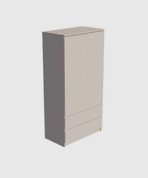 МОРИ МШ 900.1 Шкаф с 2-мя дв. и 2-мя ящ. (Сатин) в Североуральске - severouralsk.mebel24.online | фото 2