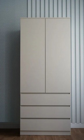 МОРИ МШ 900.2 Шкаф с 2-мя дв. и 3-мя ящ. ВЫСОКИЙ (Сатин) в Североуральске - severouralsk.mebel24.online | фото