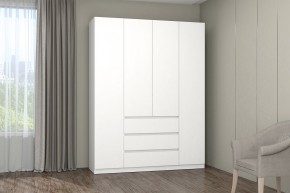 МС "Хилтон" Шкаф №1 1600 (Белый текстурный) в Североуральске - severouralsk.mebel24.online | фото