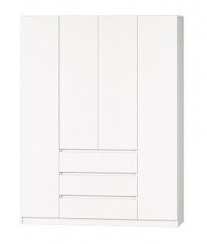 МС "Хилтон" Шкаф №1 1600 (Белый текстурный) в Североуральске - severouralsk.mebel24.online | фото 2