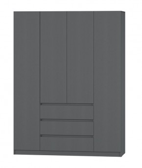 МС "Хилтон" Шкаф №1 1600 (Графит) в Североуральске - severouralsk.mebel24.online | фото 2