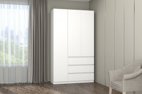МС "Хилтон" Шкаф №2 1200 (Белый текстурный) в Североуральске - severouralsk.mebel24.online | фото