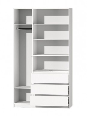 МС "Хилтон" Шкаф №2 1200 (Белый текстурный) в Североуральске - severouralsk.mebel24.online | фото 3