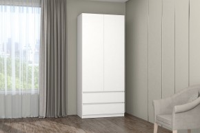 МС "Хилтон" Шкаф №3 900 (Белый текстурный) в Североуральске - severouralsk.mebel24.online | фото