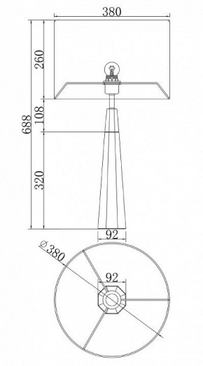 Настольная лампа декоративная Maytoni Bianco Z030TL-01BS2 в Североуральске - severouralsk.mebel24.online | фото 3