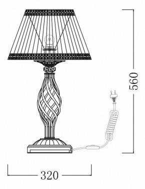 Настольная лампа декоративная Maytoni Grace ARM247-00-G в Североуральске - severouralsk.mebel24.online | фото 7