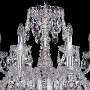 Подвесная люстра Bohemia Ivele Crystal 1411 1411/12+6/300/Ni в Североуральске - severouralsk.mebel24.online | фото 4