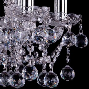 Подвесная люстра Bohemia Ivele Crystal 1413 1413/6/141/Ni/Balls в Североуральске - severouralsk.mebel24.online | фото 3