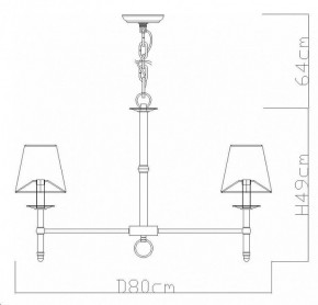 Подвесная люстра Divinare Candela 1162/01 LM-8 в Североуральске - severouralsk.mebel24.online | фото 2