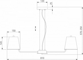 Подвесная люстра Eurosvet Amaretto 60155/8 хром в Североуральске - severouralsk.mebel24.online | фото 5