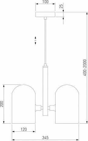 Подвесная люстра Eurosvet Bambola 50357/3 латунь в Североуральске - severouralsk.mebel24.online | фото 4