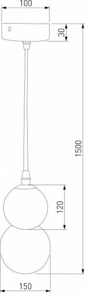 Подвесная люстра Eurosvet Polar 50251/1 LED белый в Североуральске - severouralsk.mebel24.online | фото 3