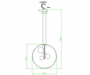 Подвесная люстра Kink Light Иона 09408-5А,19 в Североуральске - severouralsk.mebel24.online | фото 3