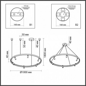 Подвесная люстра Odeon Light Fonda 4317/93L в Североуральске - severouralsk.mebel24.online | фото 6