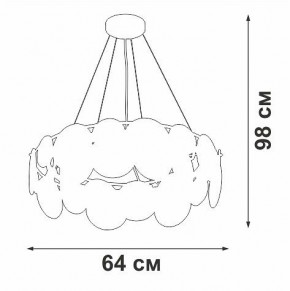 Подвесная люстра Vitaluce V5801 V5801-8/6S в Североуральске - severouralsk.mebel24.online | фото 7