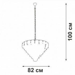 Подвесная люстра Vitaluce V58340 V58340-8/25 в Североуральске - severouralsk.mebel24.online | фото 3