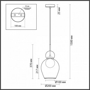 Подвесной светильник Odeon Light Blacky 2 5023/1 в Североуральске - severouralsk.mebel24.online | фото 5