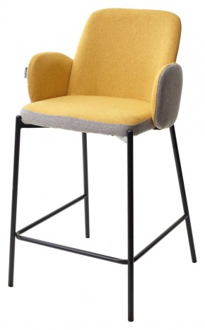 Полубарный стул NYX (H=65cm) VF106 желтый / VF120 серый М-City в Североуральске - severouralsk.mebel24.online | фото 1
