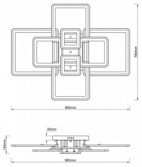 Потолочная люстра Escada Plain 10286/8LED в Североуральске - severouralsk.mebel24.online | фото 6