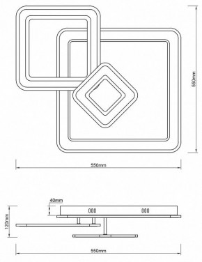 Потолочная люстра Escada Volume 10240/3LED в Североуральске - severouralsk.mebel24.online | фото 7