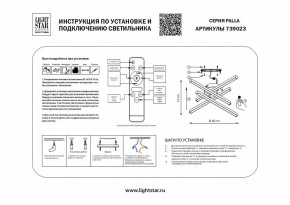 Потолочная люстра Lightstar Palla 739023 в Североуральске - severouralsk.mebel24.online | фото 2