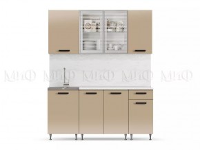 РИО-1 ЛДСП Кухонный гарнитур 1,7 м (Капучино) в Североуральске - severouralsk.mebel24.online | фото