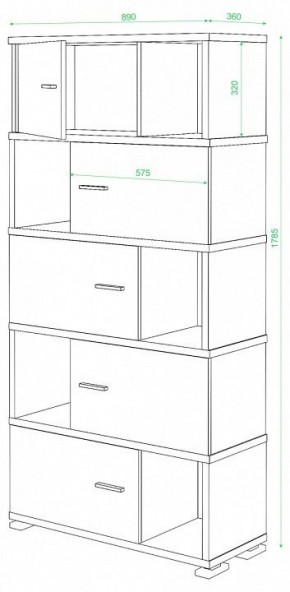 Шкаф комбинированный Домино СБ-30/5 в Североуральске - severouralsk.mebel24.online | фото 3