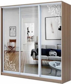 Шкаф-купе ХИТ 23-20/2-656 ОРНАМЕНТ в Североуральске - severouralsk.mebel24.online | фото