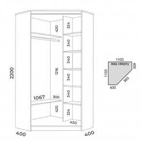 Шкаф-купе ХИТ-У-22-4-15 в Североуральске - severouralsk.mebel24.online | фото 3