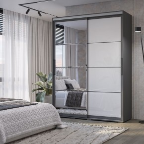 Шкаф-купе Крафт-6 1.6 м ШКК-06 (графит) в Североуральске - severouralsk.mebel24.online | фото