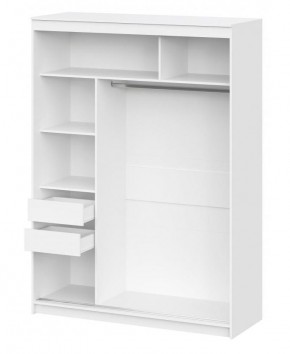 Шкаф-купе ШКП 3 Серия 2 (1600) Белый текстурный в Североуральске - severouralsk.mebel24.online | фото 2