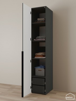 Шкаф Linnea MHR-1-4 2050х400х510 (Графит-М 11.1.25) в Североуральске - severouralsk.mebel24.online | фото 5