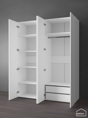 Шкаф Linnea MHR-4PO-2 2050х1600х510 (Белый-М 11.1.1) в Североуральске - severouralsk.mebel24.online | фото 5