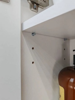 Шкаф навесной для ванной MH8-MA 600х750 (Белый-М 10.1.1) Белый глянец в Североуральске - severouralsk.mebel24.online | фото 6