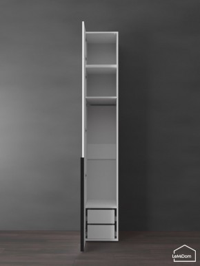 Шкаф с антресолью Linnea MHR-1A-3 2450х400х510 (Белый-М 11.1.1) в Североуральске - severouralsk.mebel24.online | фото 5
