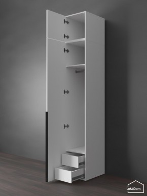 Шкаф с антресолью Linnea MHR-1A-3 2450х400х510 (Белый-М 11.1.1) в Североуральске - severouralsk.mebel24.online | фото 6