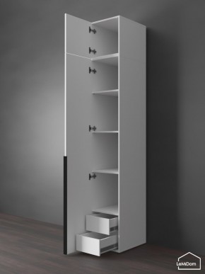 Шкаф с антресолью Linnea MHR-1A-4 2450х400х510 (Белый-М 11.1.1) в Североуральске - severouralsk.mebel24.online | фото 5