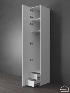 Шкаф с антресолью Linnea MHR-1POA-3 2450х400х510 (Белый-М 11.1.2) в Североуральске - severouralsk.mebel24.online | фото 6