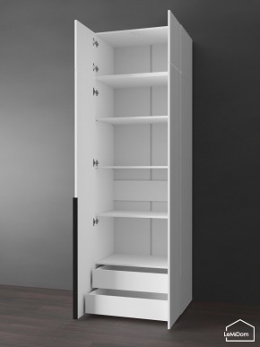 Шкаф с антресолью Linnea MHR-2A-4 2450х800х510 (Белый-М 11.1.1) в Североуральске - severouralsk.mebel24.online | фото 5