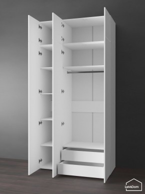 Шкаф с антресолью Linnea MHR-3POA-2 2450х1200х510 (Белый-М 11.1.2) в Североуральске - severouralsk.mebel24.online | фото 5