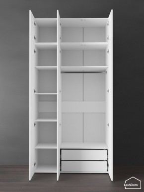 Шкаф с антресолью Linnea MHR-3POA-2 2450х1200х510 (Белый-М 11.1.2) в Североуральске - severouralsk.mebel24.online | фото 6