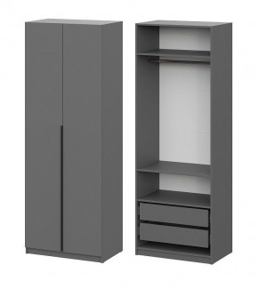 Шкаф ШК-5 + 2 полки + ящики (800) Графит в Североуральске - severouralsk.mebel24.online | фото 1