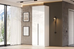 Шкаф ШК-5 + 4 полки (800) Белый текстурный в Североуральске - severouralsk.mebel24.online | фото