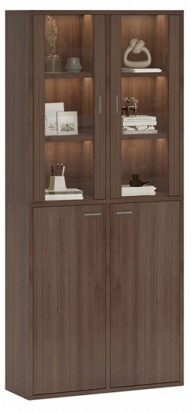 Шкаф-витрина Домино СУ(ш2в2)+2ФС+2ФГ в Североуральске - severouralsk.mebel24.online | фото 2