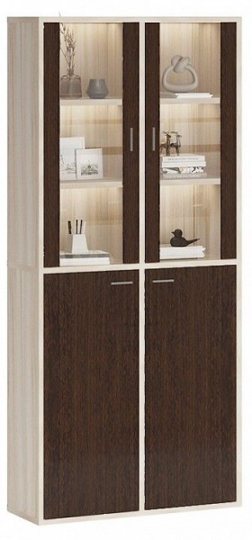 Шкаф-витрина Домино СУ(ш2в2)+2ФС+2ФГ в Североуральске - severouralsk.mebel24.online | фото 2