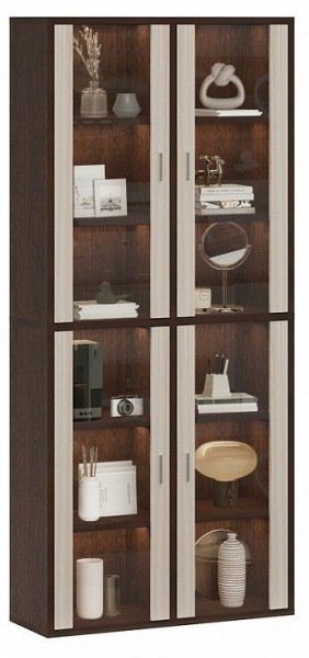 Шкаф-витрина Домино СУ(ш2в2)+4ФС в Североуральске - severouralsk.mebel24.online | фото 2
