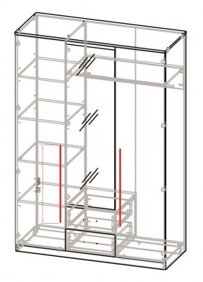 Спальный гарнитур Роксана (модульный) ЯШС в Североуральске - severouralsk.mebel24.online | фото 5